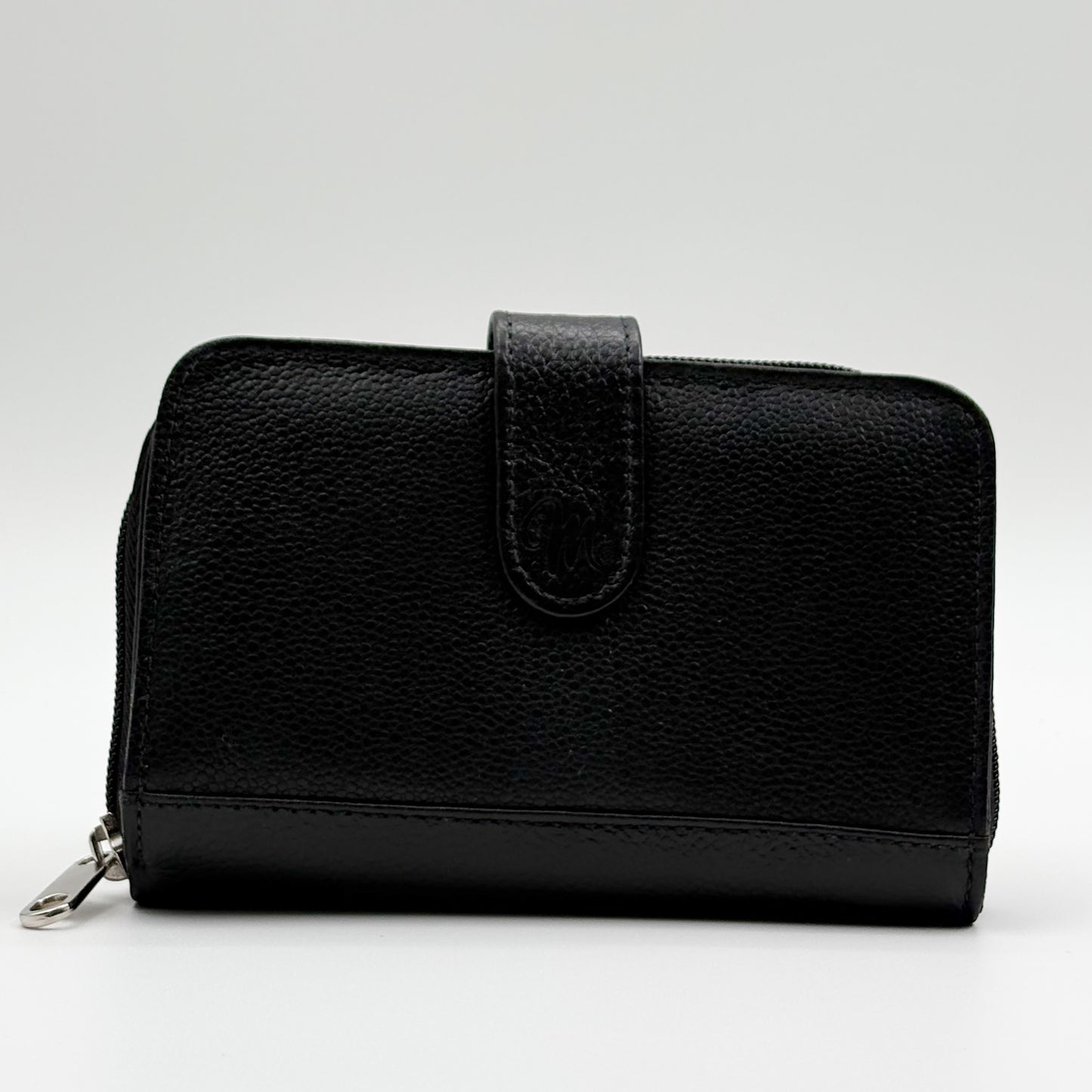 Billetera compacta negra