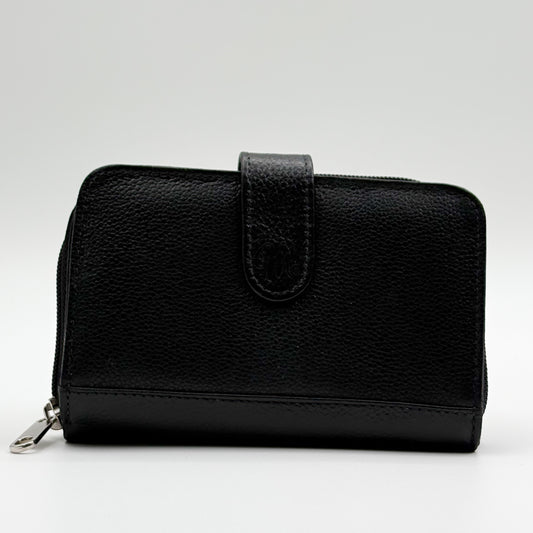 Billetera compacta negra