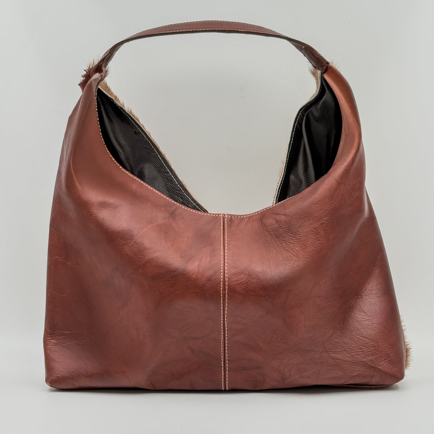 Hobo cow bag beige