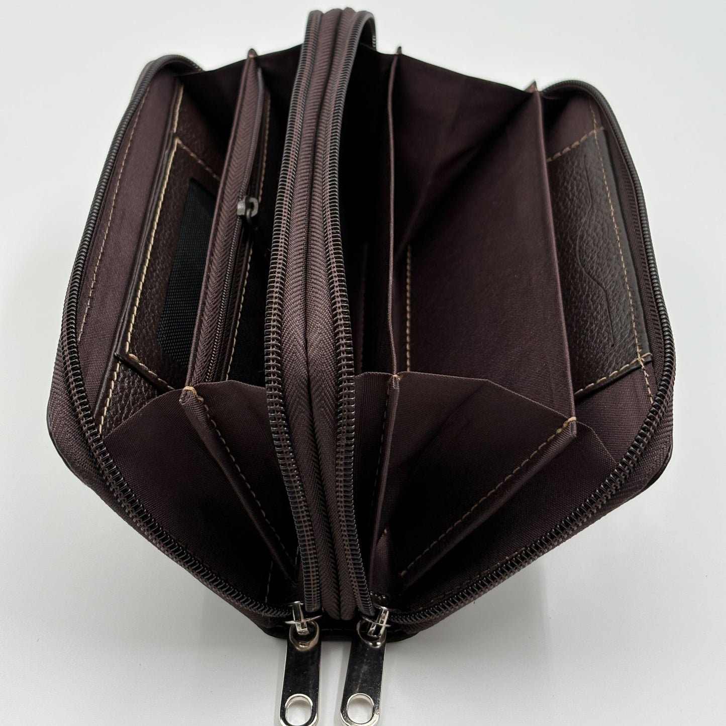 Billetera doble café
