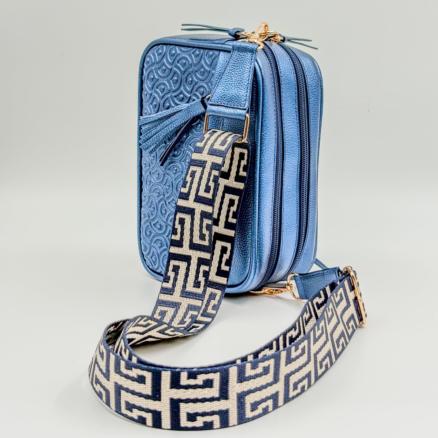 Crossbodies Metalizados