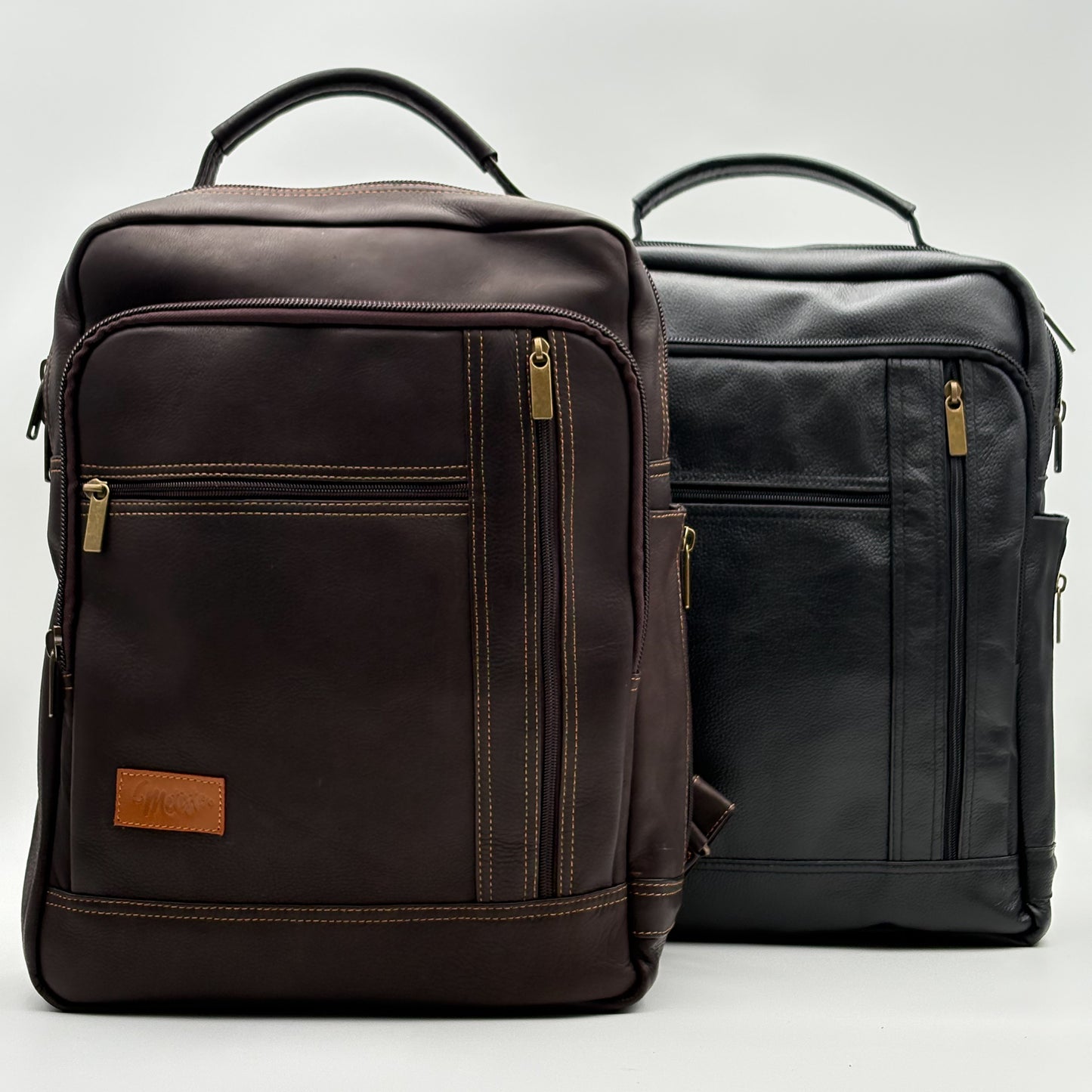 Mochila ejecutiva café