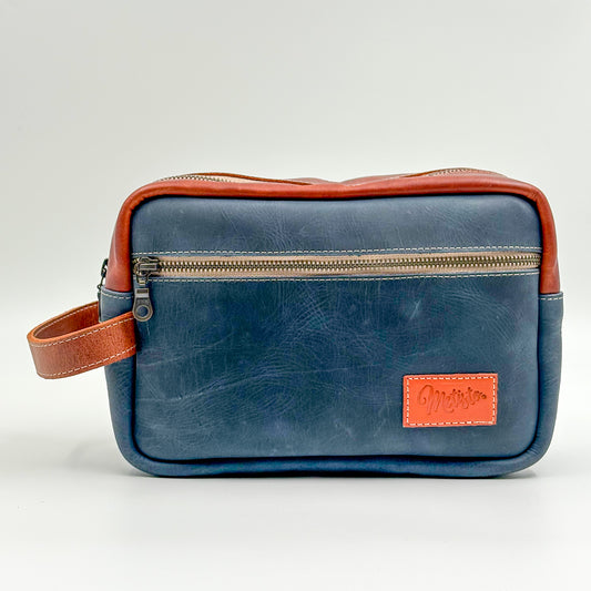 Neceser - Camel con Azul