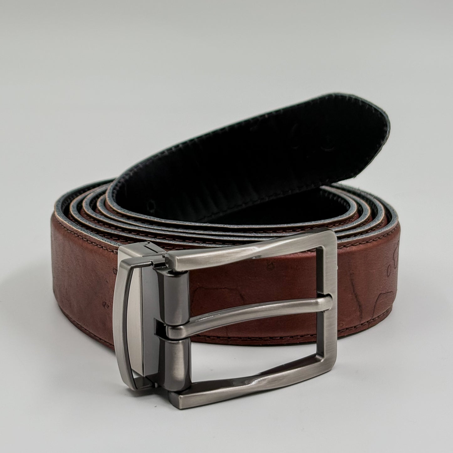 Faja reversible Negro y Café
