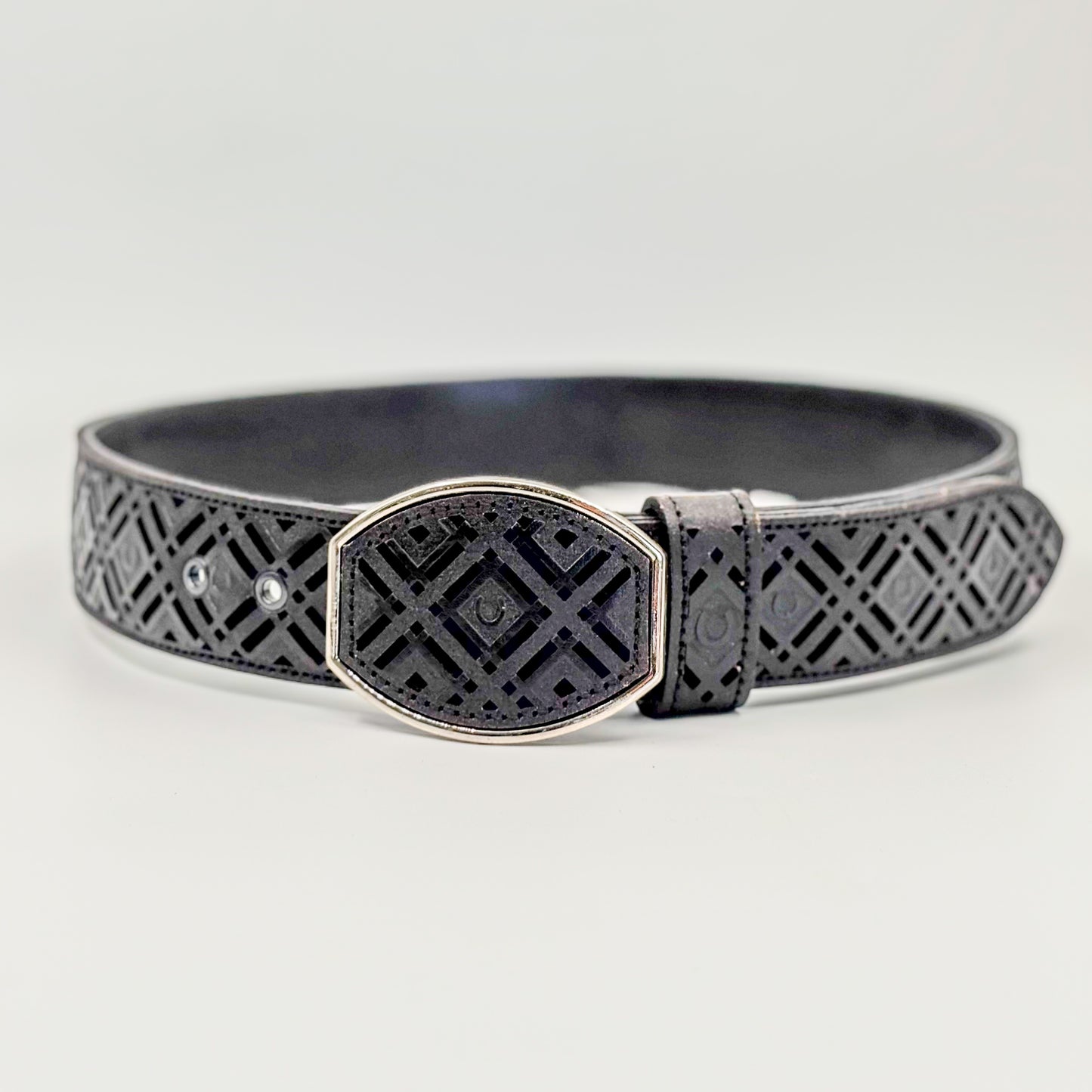 Faja Amor de Cuero Negro