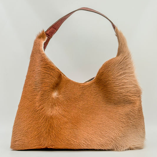 Hobo cow bag beige