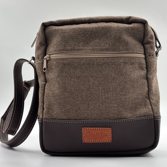 Bolso mensajero café