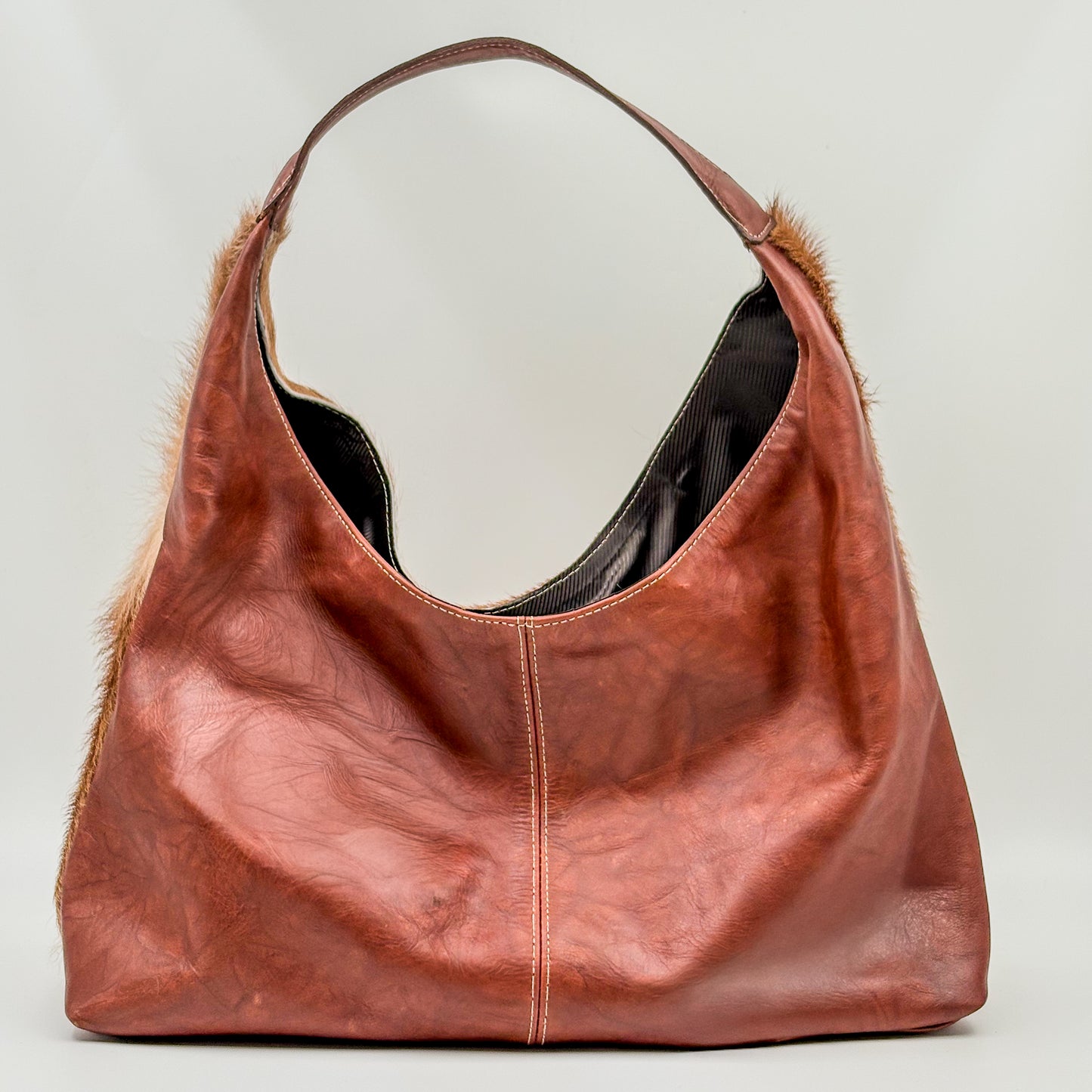 Hobo cow bag beige