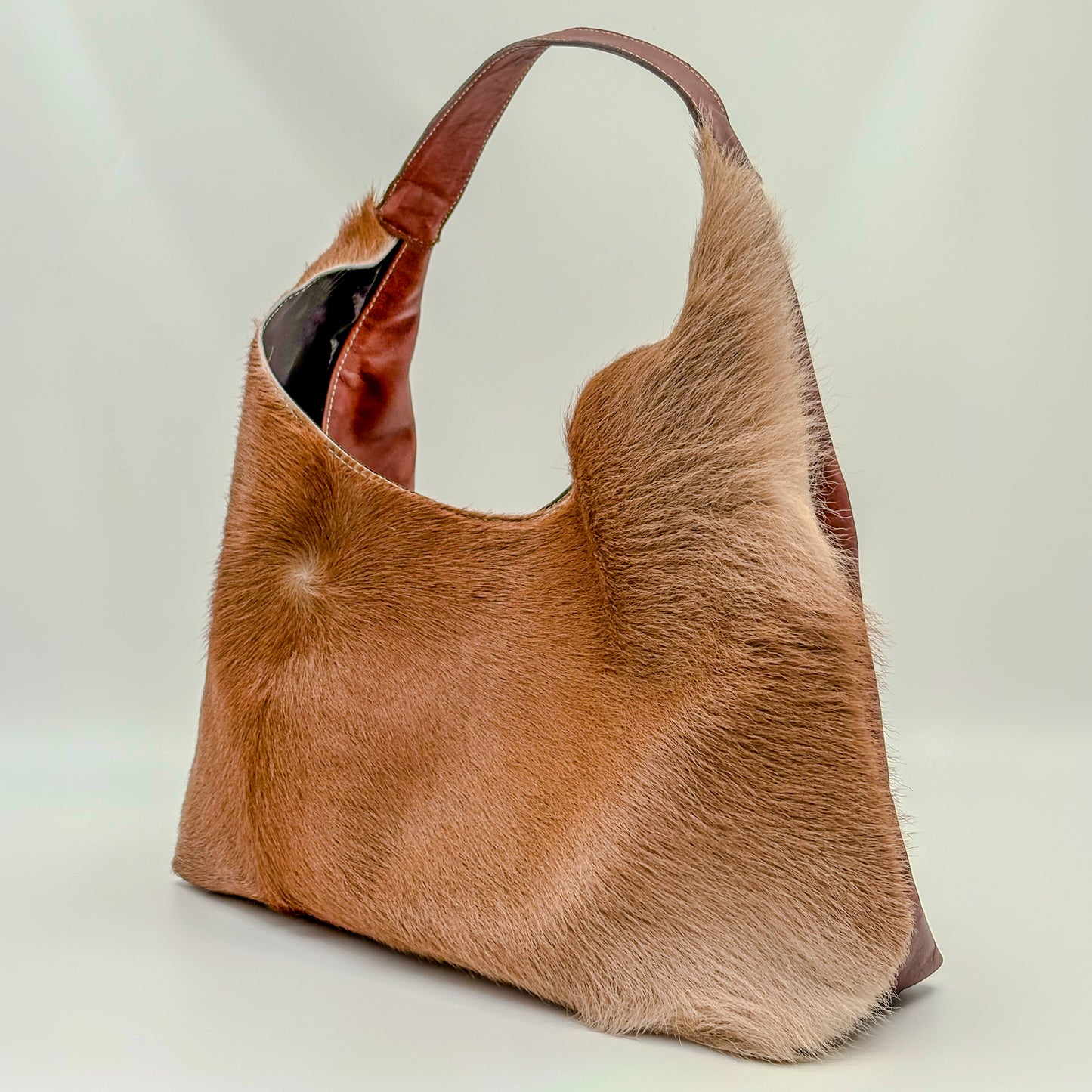 Hobo cow bag beige