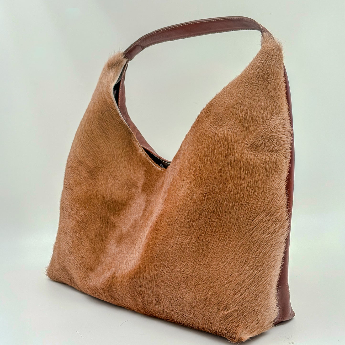 Hobo cow bag beige
