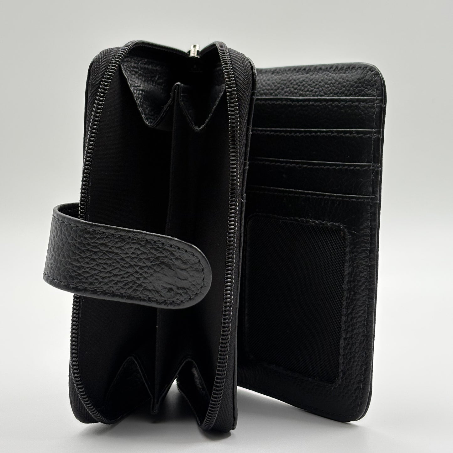 Billetera compacta negra