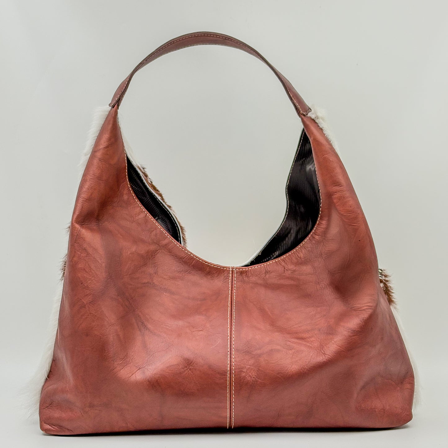 Hobo cow bag blanco